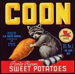 #ZLC065 - COON - Porto Rican Sweet Potatoes Crate Label