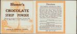 #LCA038 - Blumer's Chocolate Syrup Powder Can Label