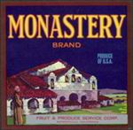 #ZLC206 - Monastery Brand Fruit Crate Label