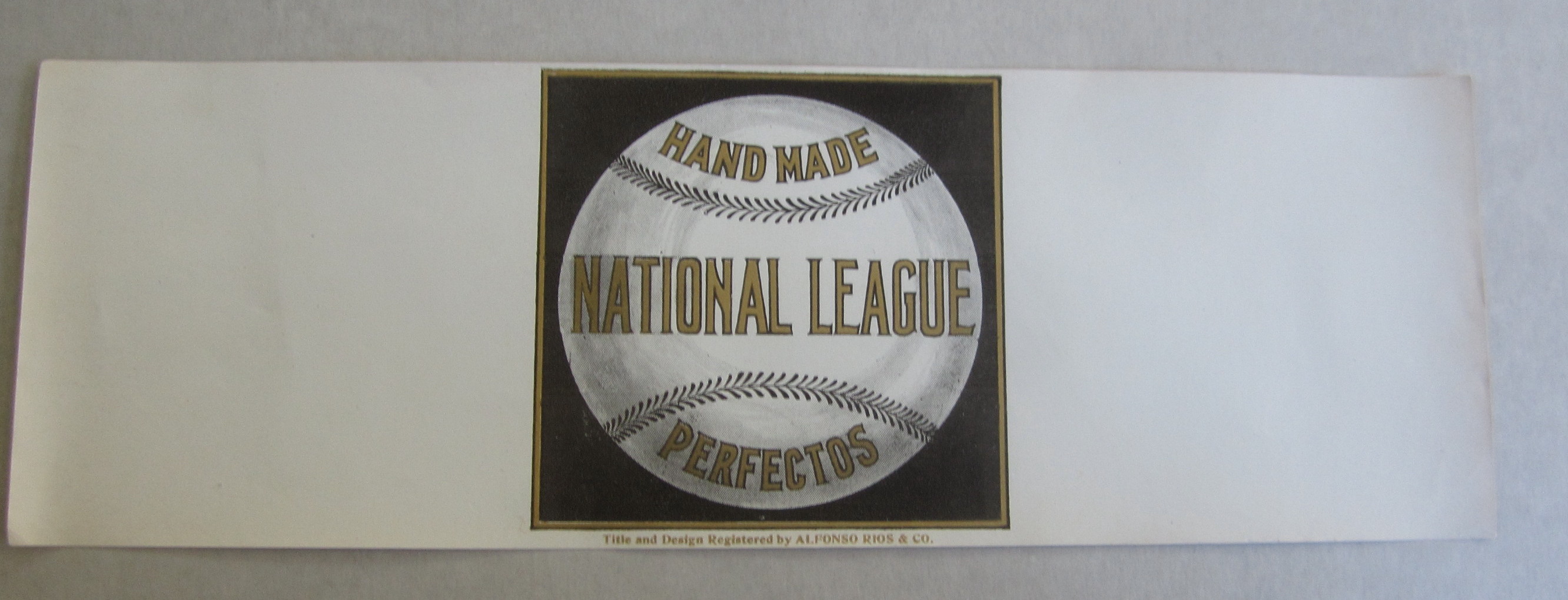 Old Antique - NATIONAL LEAGUE - Baseball CIGAR ...