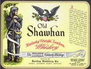 Lot of 10 - Old Shawhan Kentucky Bourbon Whiske...