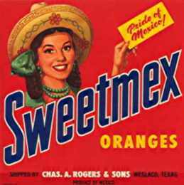 #ZLC004 - Sweetmex Orange Crate Labels