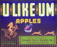 #ZLC208 - U Like Um Apples Crate Label